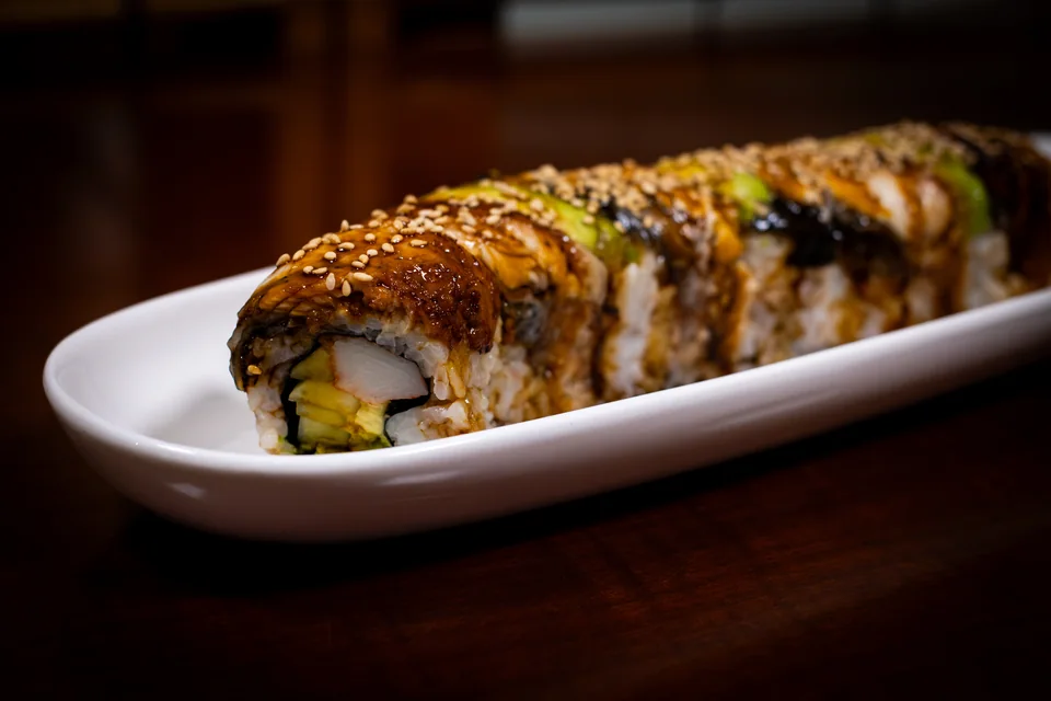 Dragon Roll at Midori Sushi