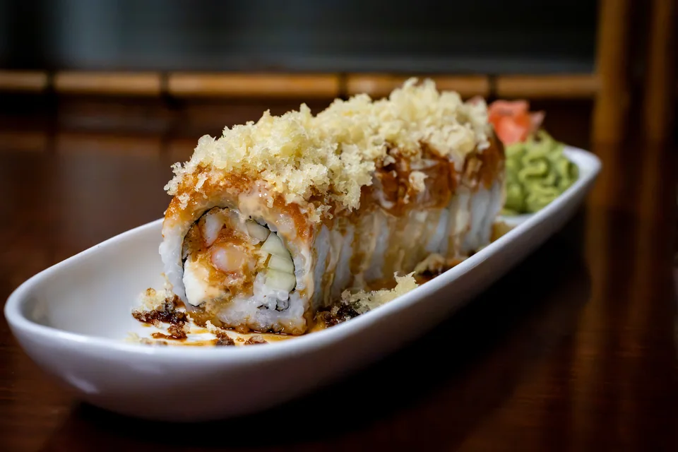 Hot Night Roll at Midori Sushi