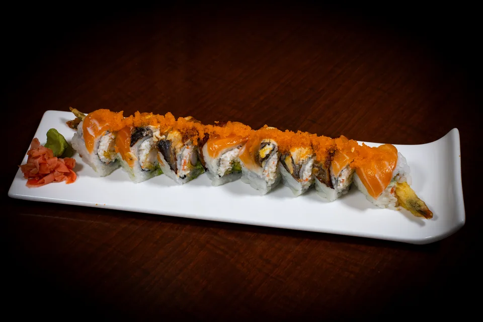 Lion King Roll at Midori Sushi