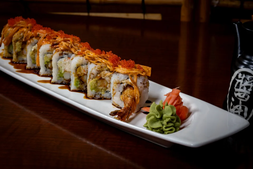 Red Dragon Roll at Midori Sushi