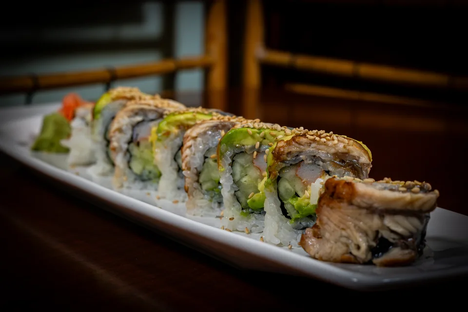 Sunset Roll at Midori Sushi